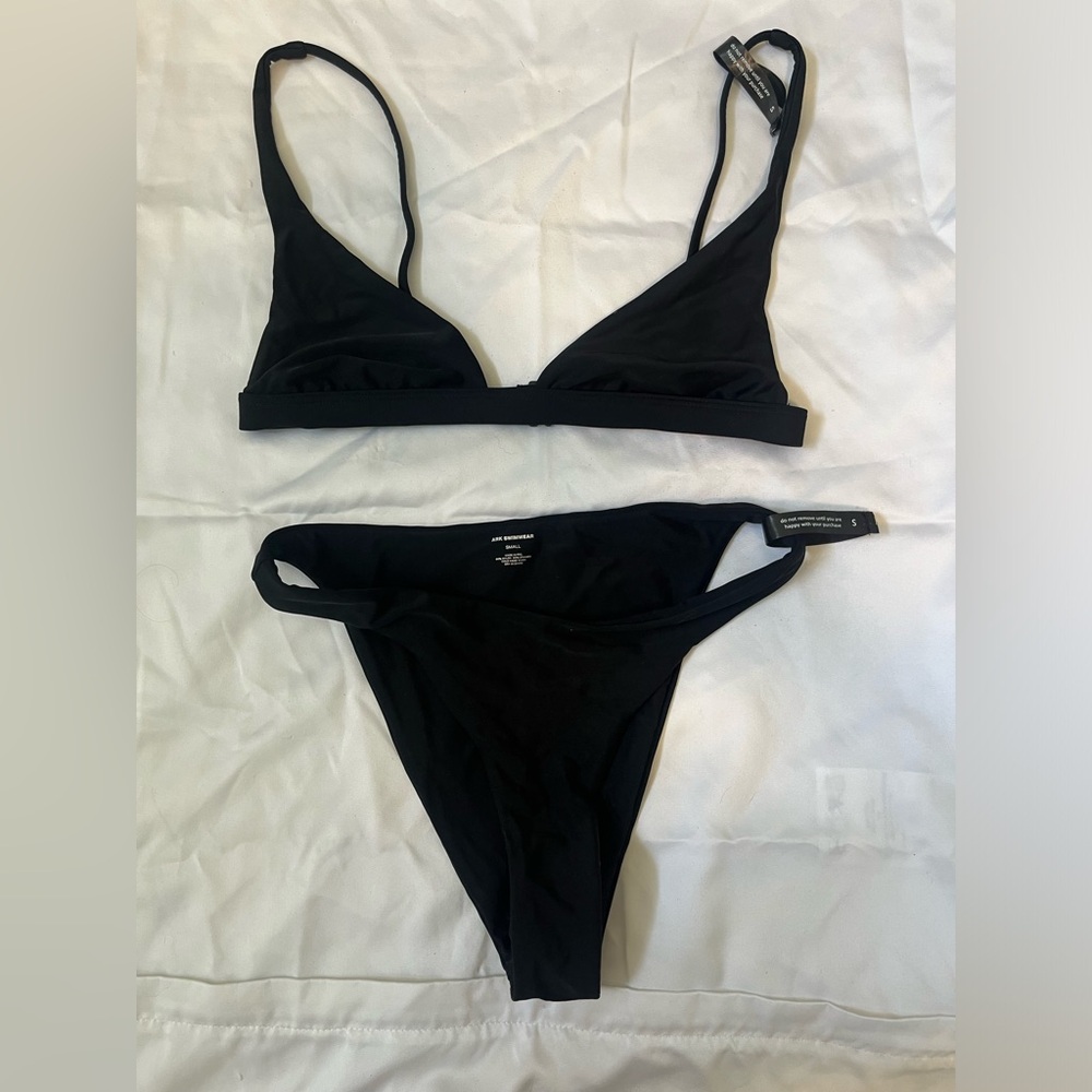 Black Ark Swimwear Bikini Set